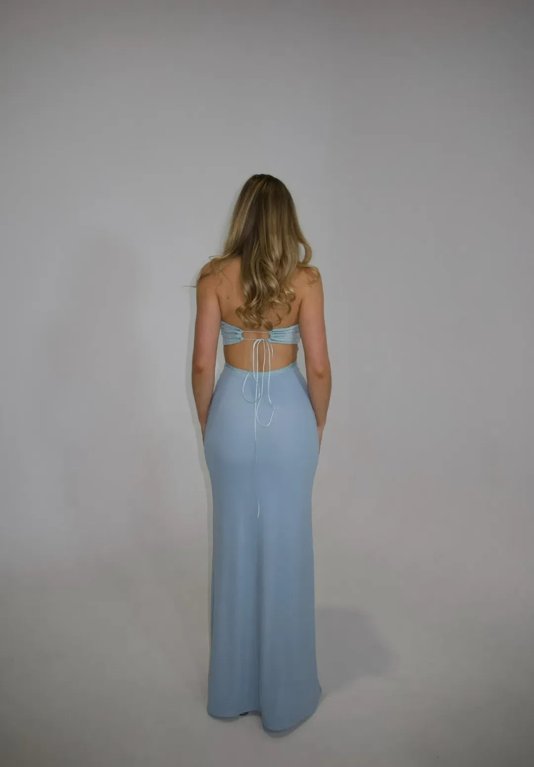 Deconduarte Gemona Maxi Opaque , Baby Blue Size 8 for rent on The Volte - main image