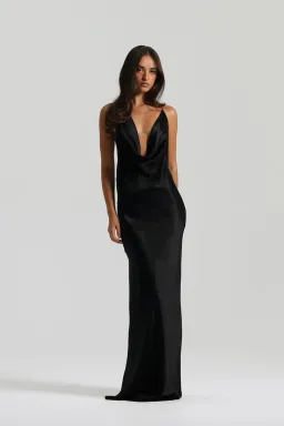 Natalie Rolt Black Gabi Gown , Black Size 6 for rent on The Volte - image 1
