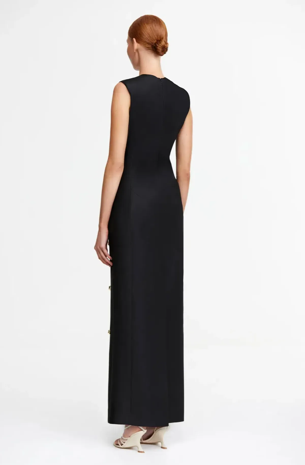 Acler Pattison Maxi Dress Black Size 10 - Image 4