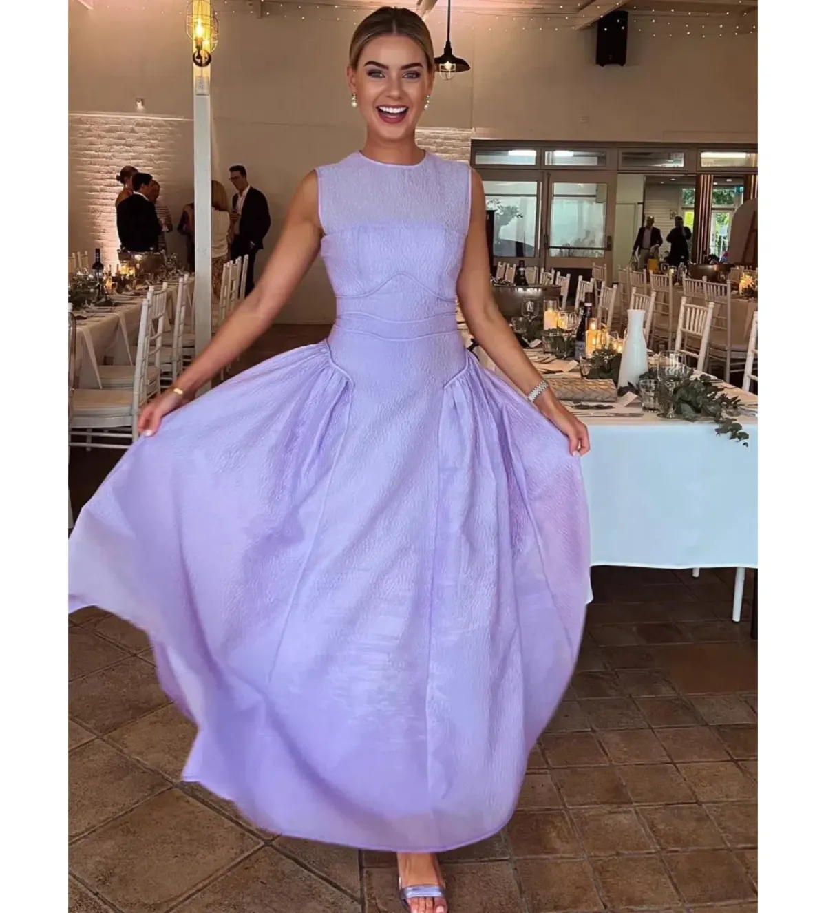 Rachel Gilbert Sophia Gown Lilac Size 3 AU 12 - Image 1