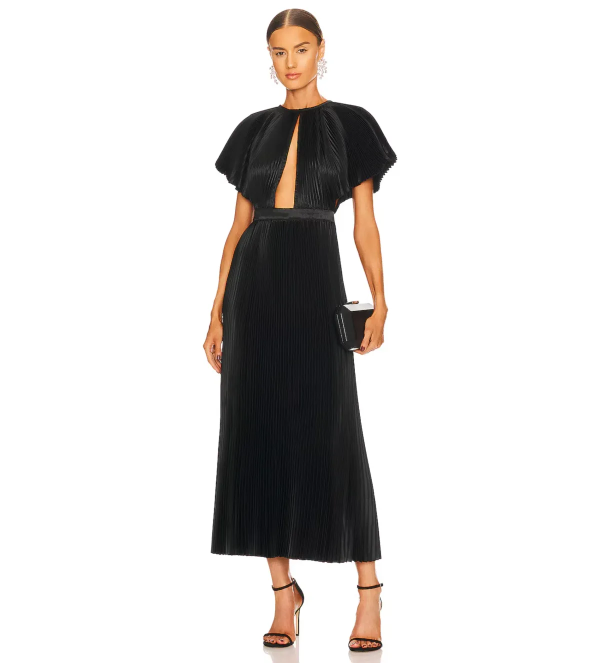 L’Idee Theatre Maxi Gown in Noir Size AU 8 for rent on The Volte - main image