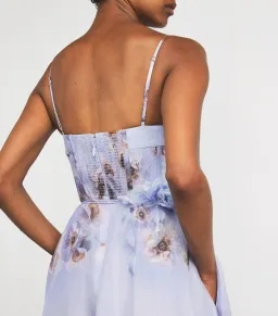 Zimmermann Hypnotic Picnic Midi Dress in Lilac Poppy Size 1 / AU 10 for rent on The Volte - image 3