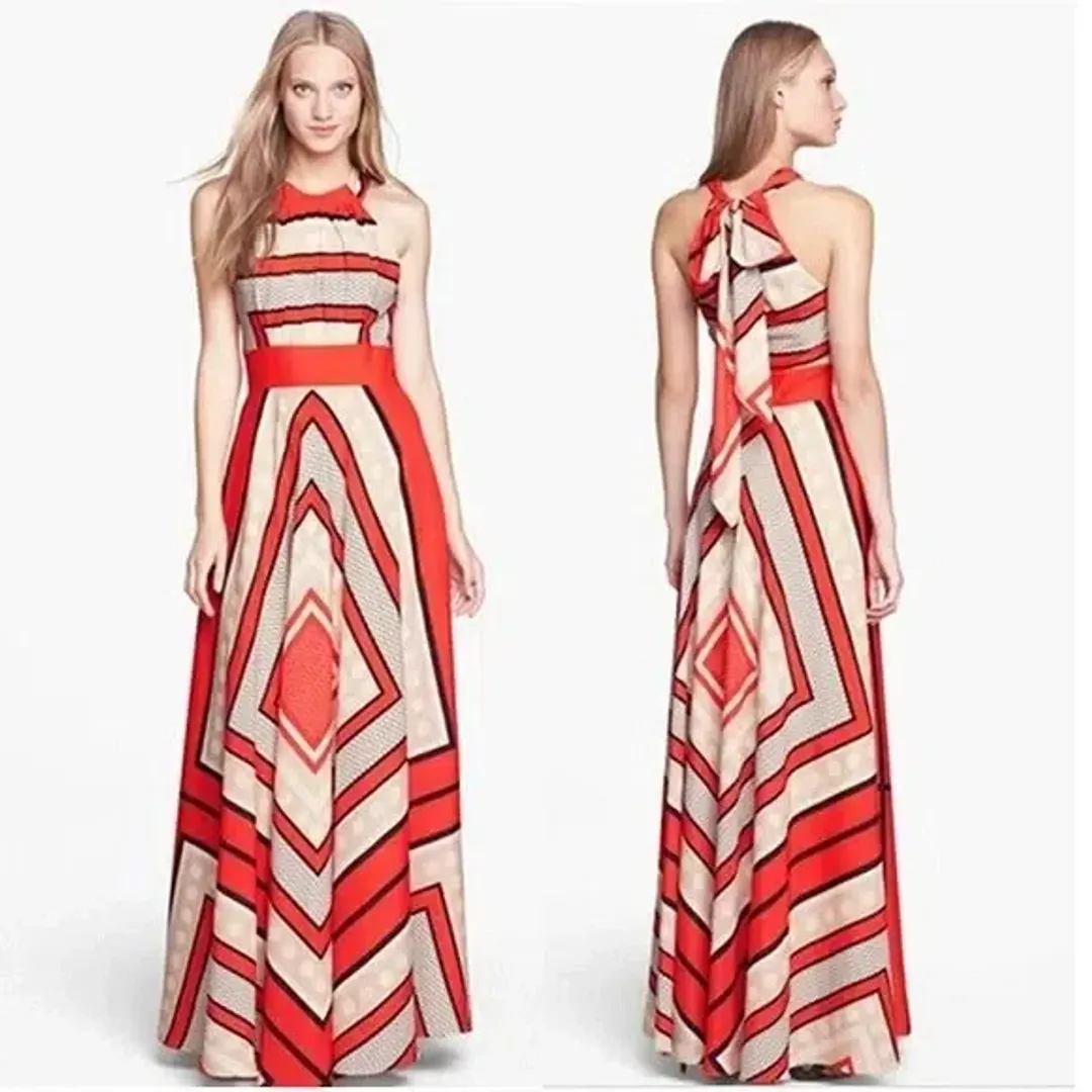 Eliza J Fit & Flare Maxi Dress for rent on The Volte - main image