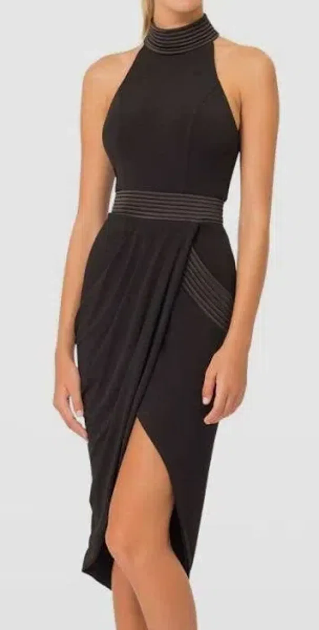 Zhivago Miracle Dress Midi Black Size AU 10 for rent on The Volte - main image