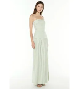 Manning Cartell Royal Debut Maxi Dress in Sage Green Size AU 8 for rent on The Volte - image 2