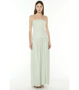 Manning Cartell Royal Debut Maxi Dress in Sage Green Size AU 8 for rent on The Volte - image 1