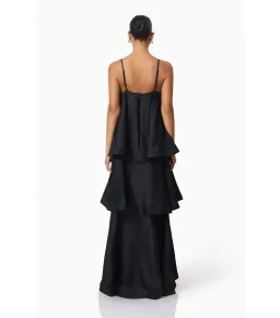 Elliatt Tilly Tiered Maxi Dress Black Size AU 10 for rent on The Volte - image 4