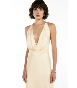 Manning Cartell Charmed Cowl Slip Maxi Dress Champagne Size AU 8 for rent on The Volte - image 2