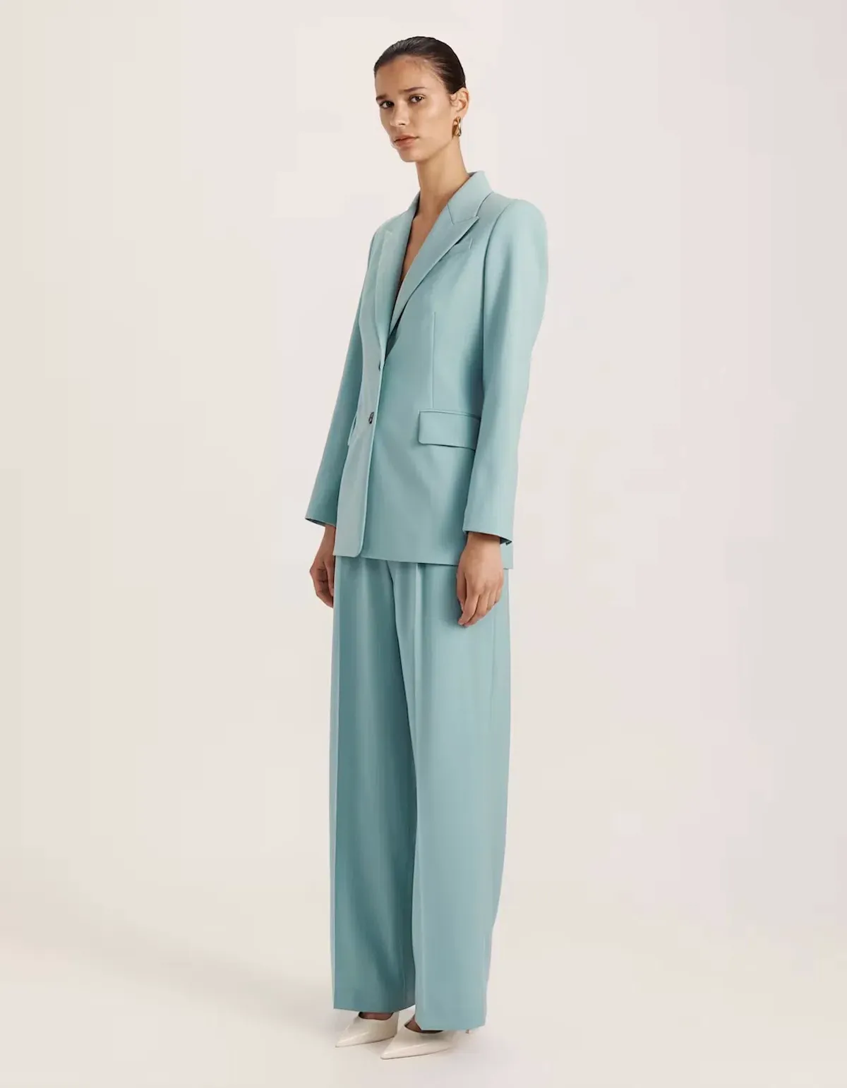 Saba Suki Classic Blazer Mint Size 12 - Image 2