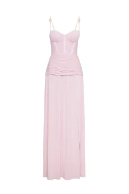 Manning Cartell Double Time Pleat Maxi Dress Hydrangea Size 6 for rent on The Volte - image 4