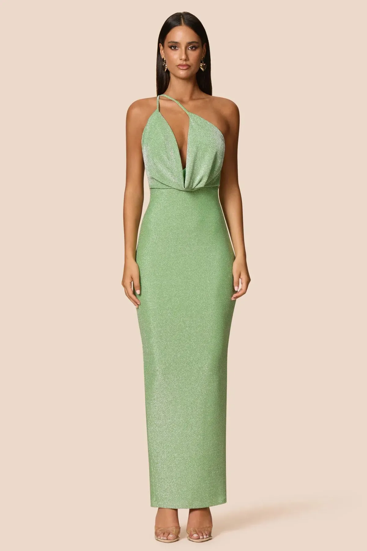Love Nookie Bianca 2way Halter Gown Green Size AU 6 - Image 2