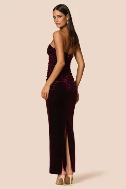 Love Nookie Nina Gown in Mulberry Size AU8 for rent on The Volte - image 4