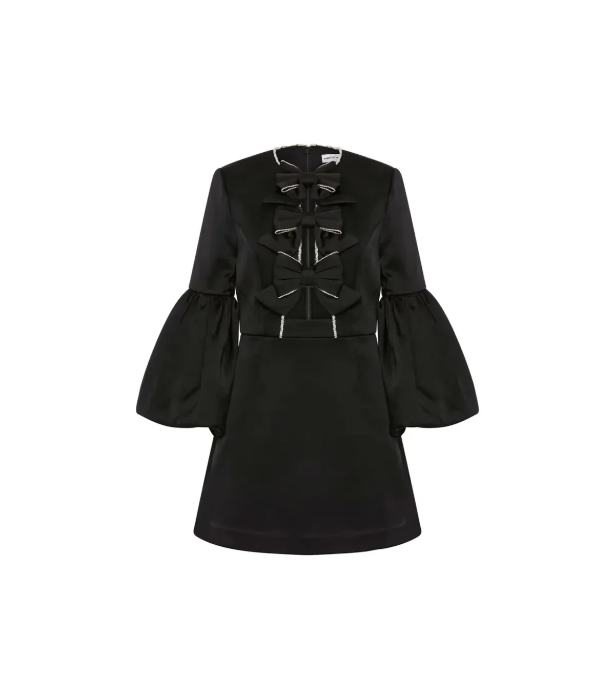 Rebecca Vallance Augustine Long Sleeve Mini Dress Black Size AU 8 - Image 5