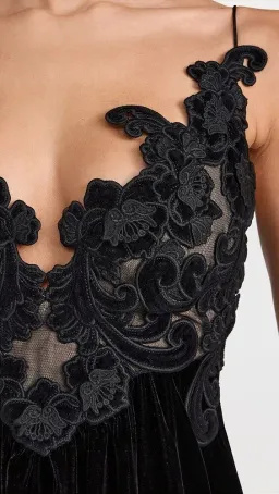 Zimmermann Sensory Velvet Slip Dress (Size 4/ AU14-16) for rent on The Volte - image 3