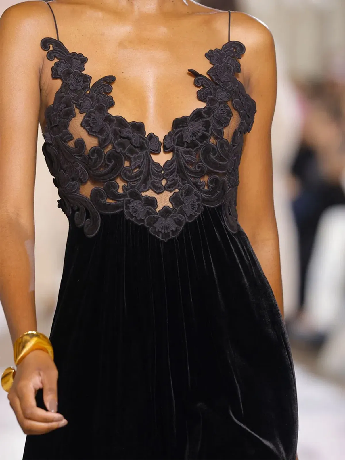 Zimmermann Sensory Velvet Slip Dress (Size 4/ AU14-16) - Image 2