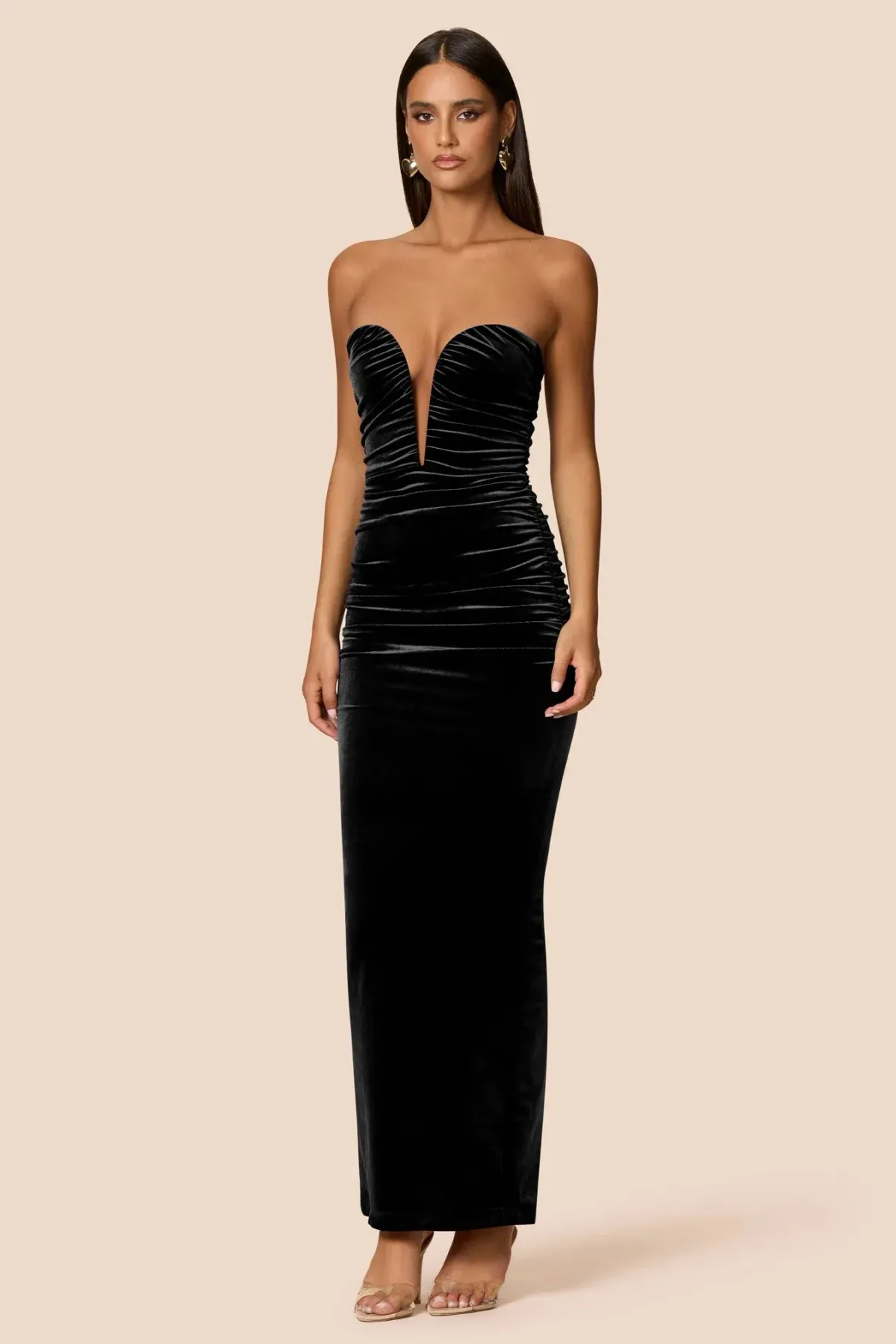 Love Nookie Nina Gown Black Size AU 10 - Image 2
