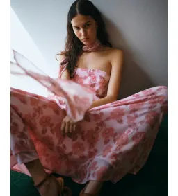Hansen and Gretel Margot Maxi Dress Orchid Bloom Size XS AU 6 for rent on The Volte - image 5