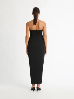 Sheike Origami Maxi Dress in Black Size 8 for rent on The Volte - image 2