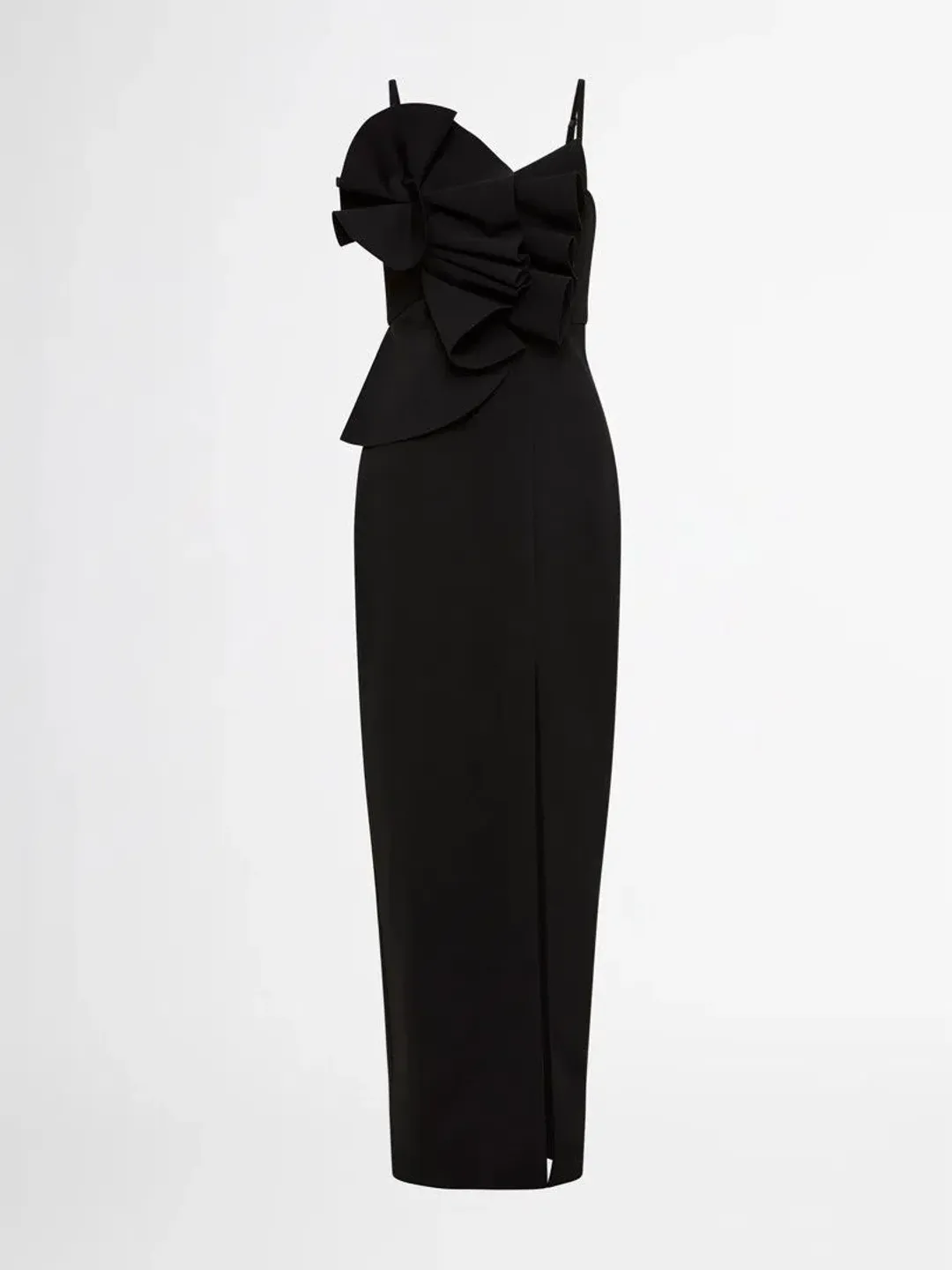 Sheike Origami Maxi Dress in Black Size 8 for rent on The Volte - main image