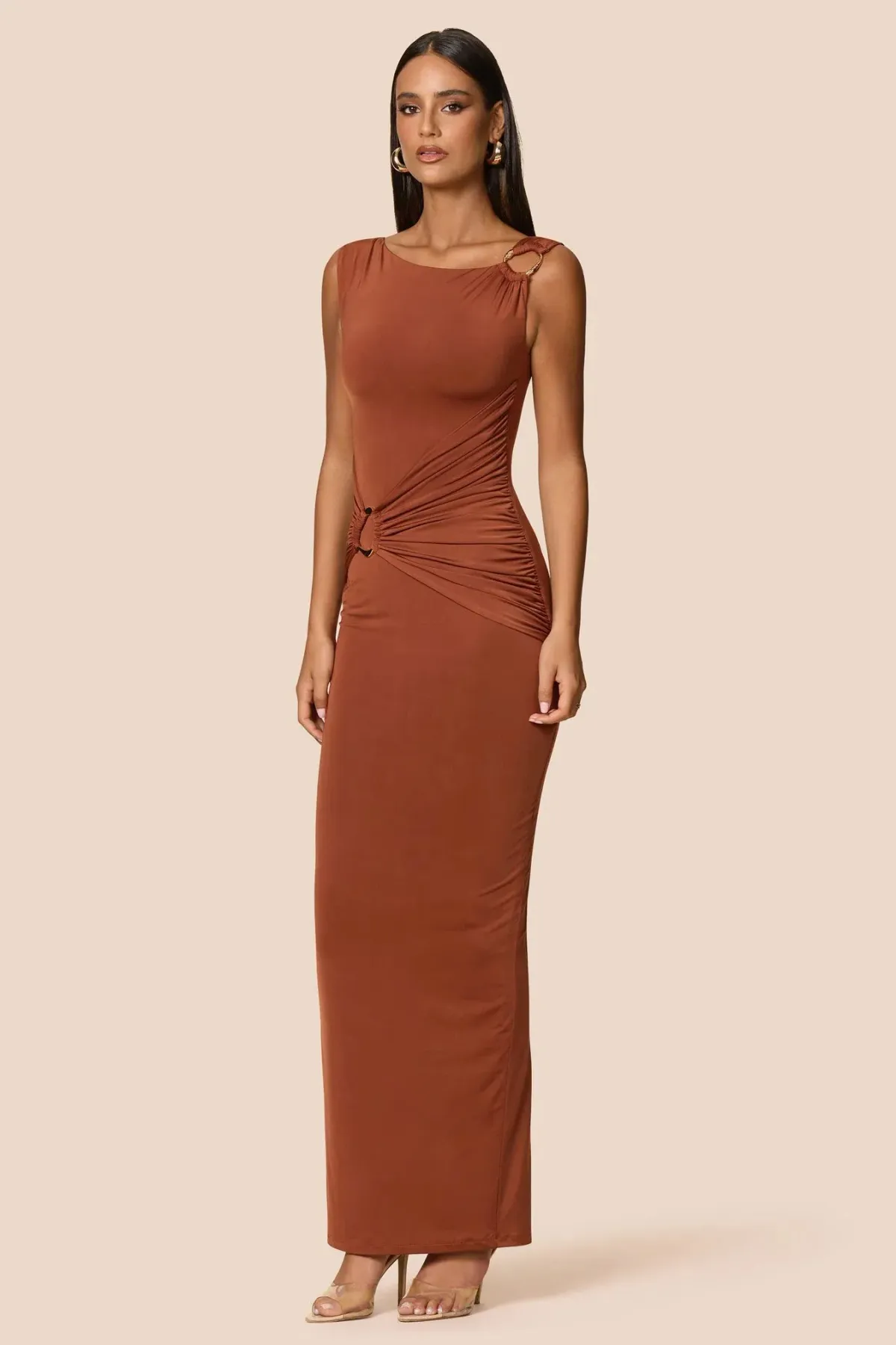 Love Nookie Kaia Maxi Dress Clay Size 10 - Image 2