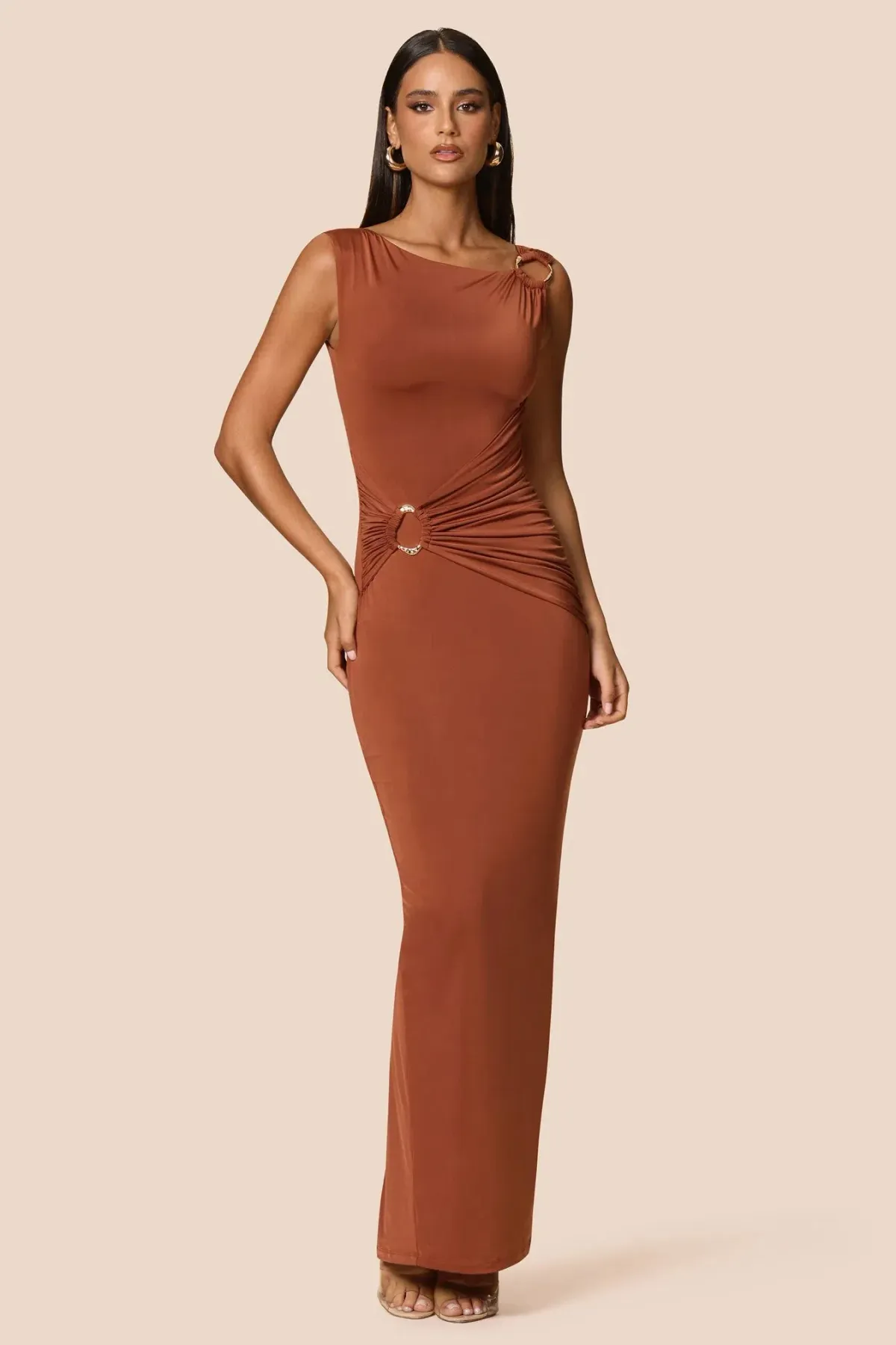 Love Nookie Kaia Maxi Dress Clay Size 10 - Image 1