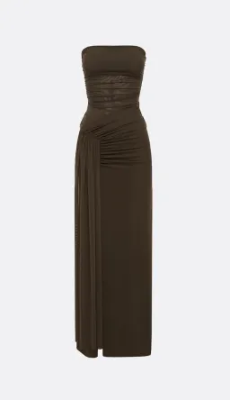 Bec + Bridge Ida Strapless Dress Milk Chocolate Size 6 for rent on The Volte - image 8