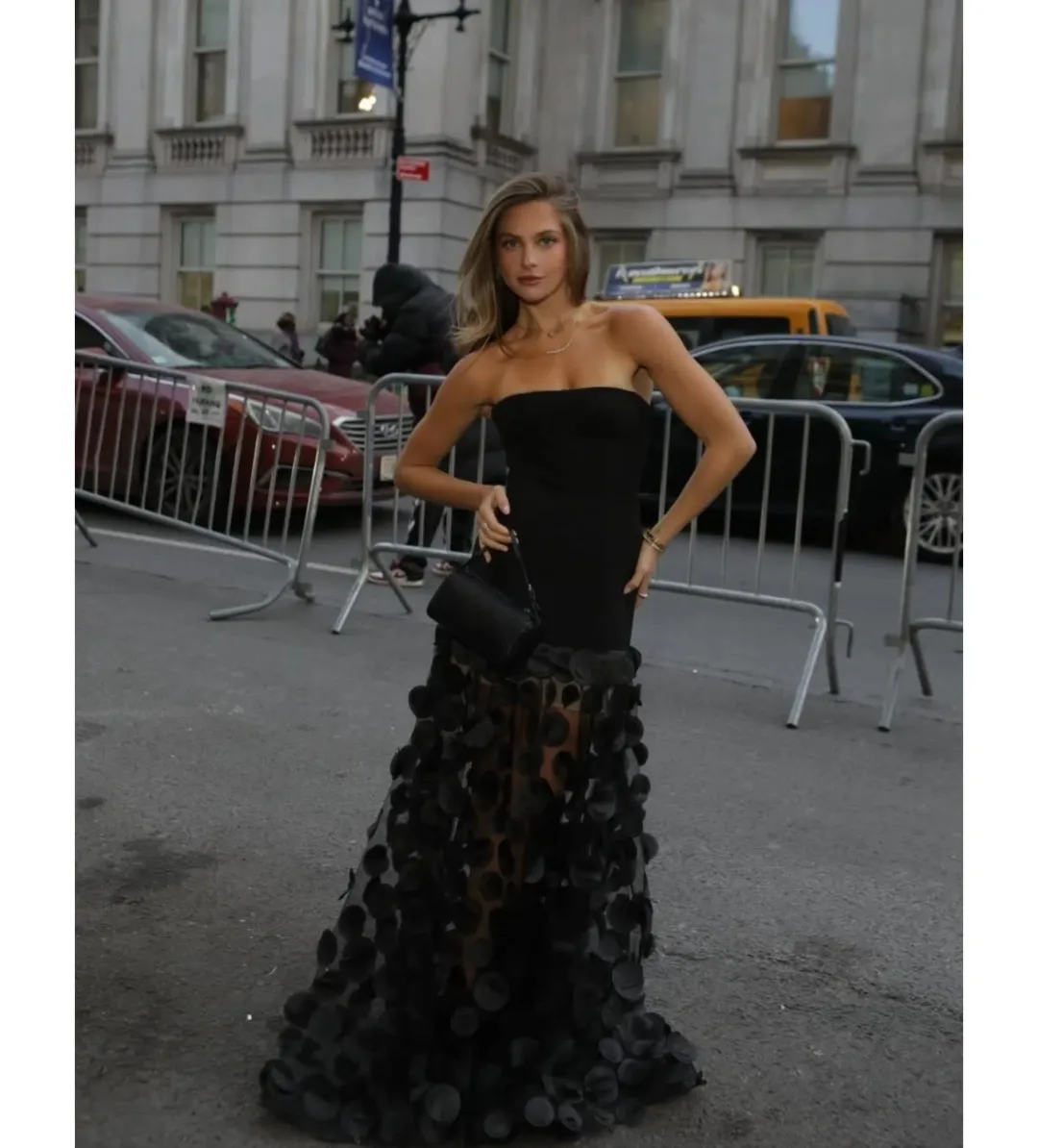 Bronx and Banco Harper Strapless Gown Black Size S AU 8 for rent on The Volte - main image