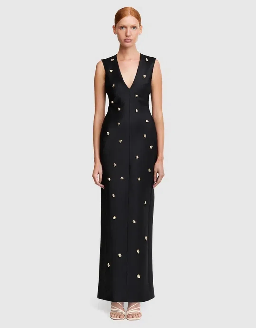 Acler Pattison Maxi Dress Dark Baroque Size 8 for rent on The Volte - main image