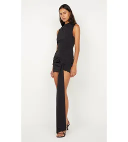 Bec & Bridge Domenic Asym Mini Dress Black Size AU 12 for rent on The Volte - image 2