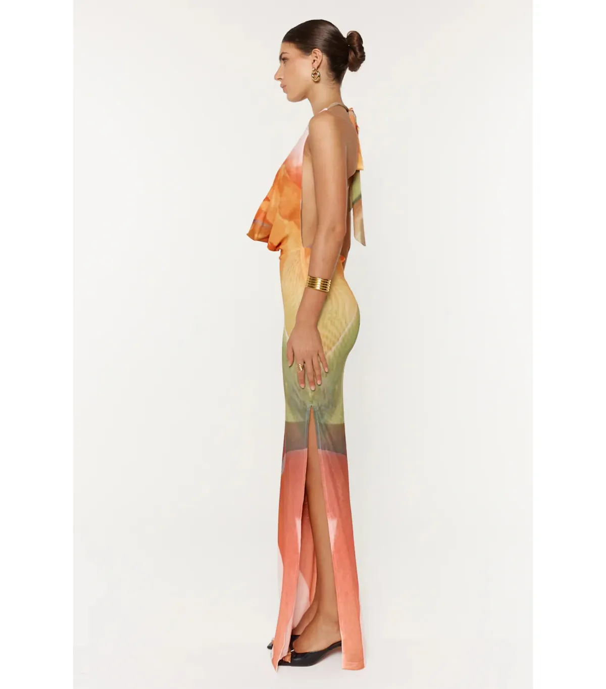 She is OLLÁ Pamela Maxi Dress Print Size S / AU 8 - Image 3