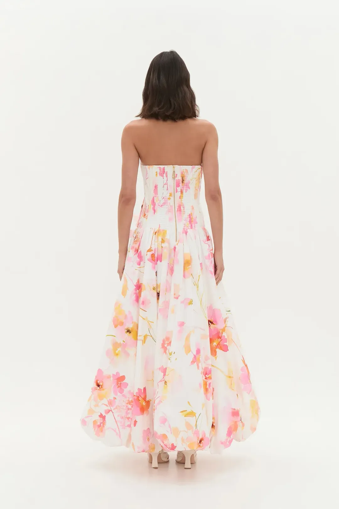 Aje Gracie Gown Multi Floral Size 10 for rent on The Volte - main image