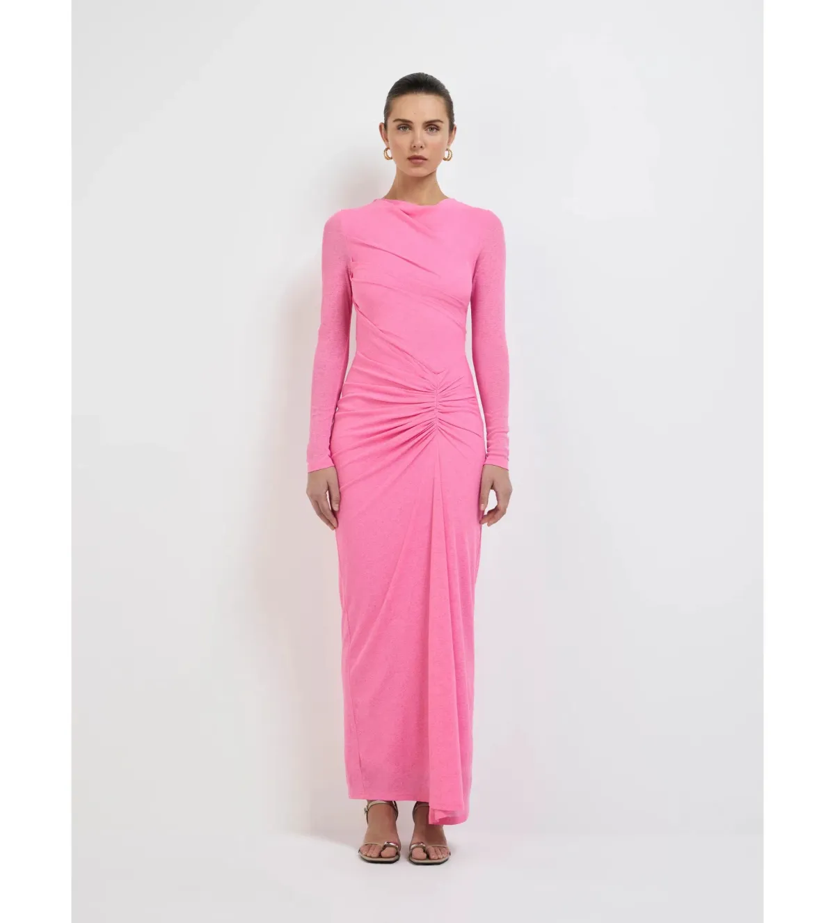 Sheike Sophia Maxi Dress Pink Size AU 10 for rent on The Volte - main image