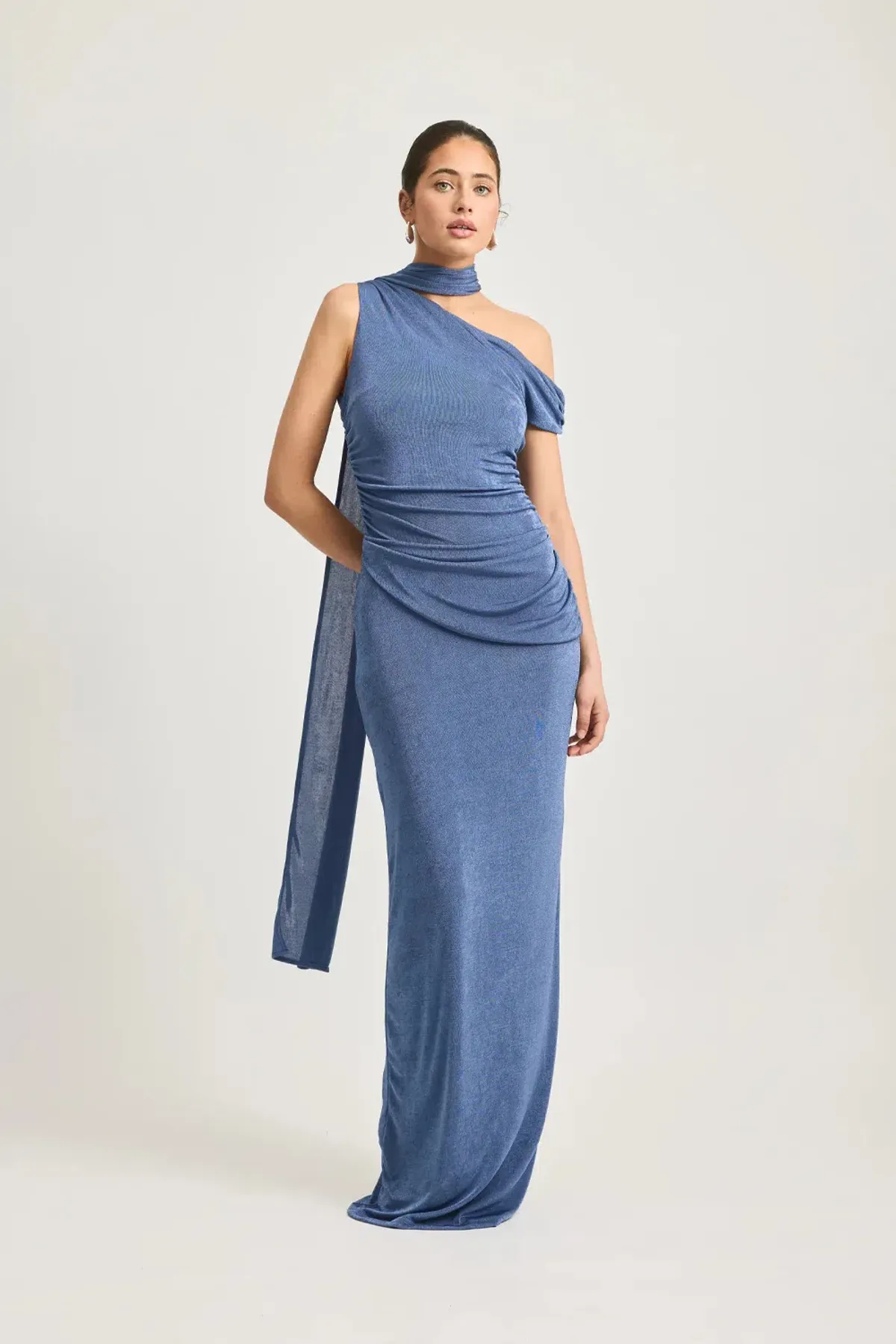 Tojha Malika Maxi Dress Blue Size AU 10 - Image 2