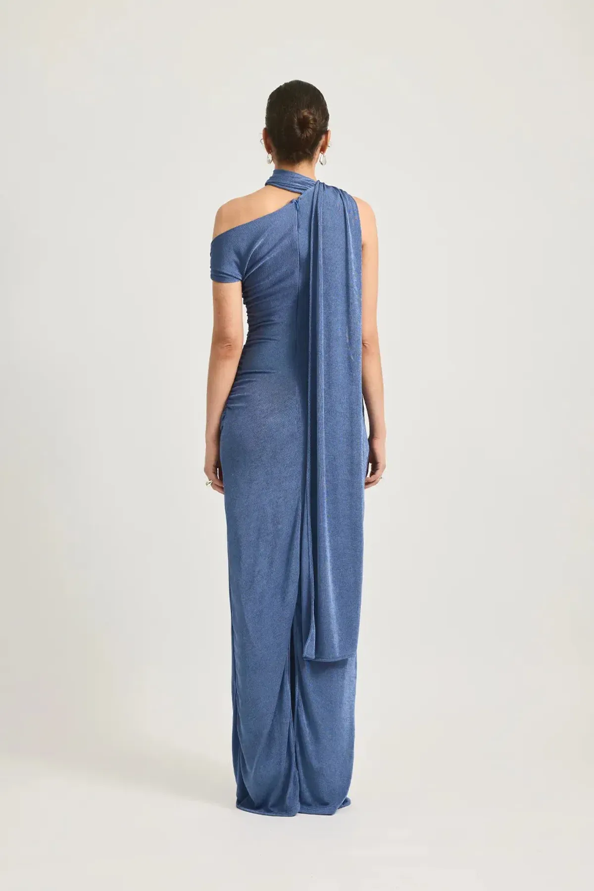 Tojha Malika Maxi Dress Blue Size AU 10 - Image 3