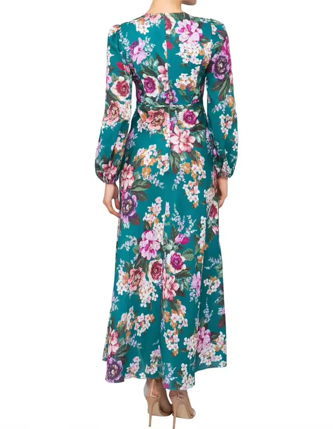 Zimmermann Allia High Neck Midi Dress Floral Size 0 / AU 8 for rent on The Volte - main image