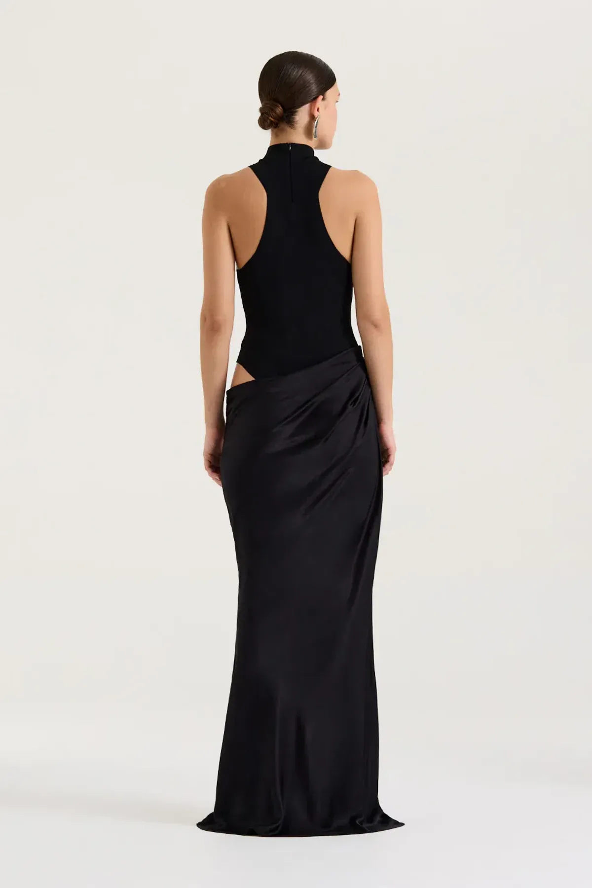 Henne Soraia Dress Maxi Black Size AU 6 - Image 3