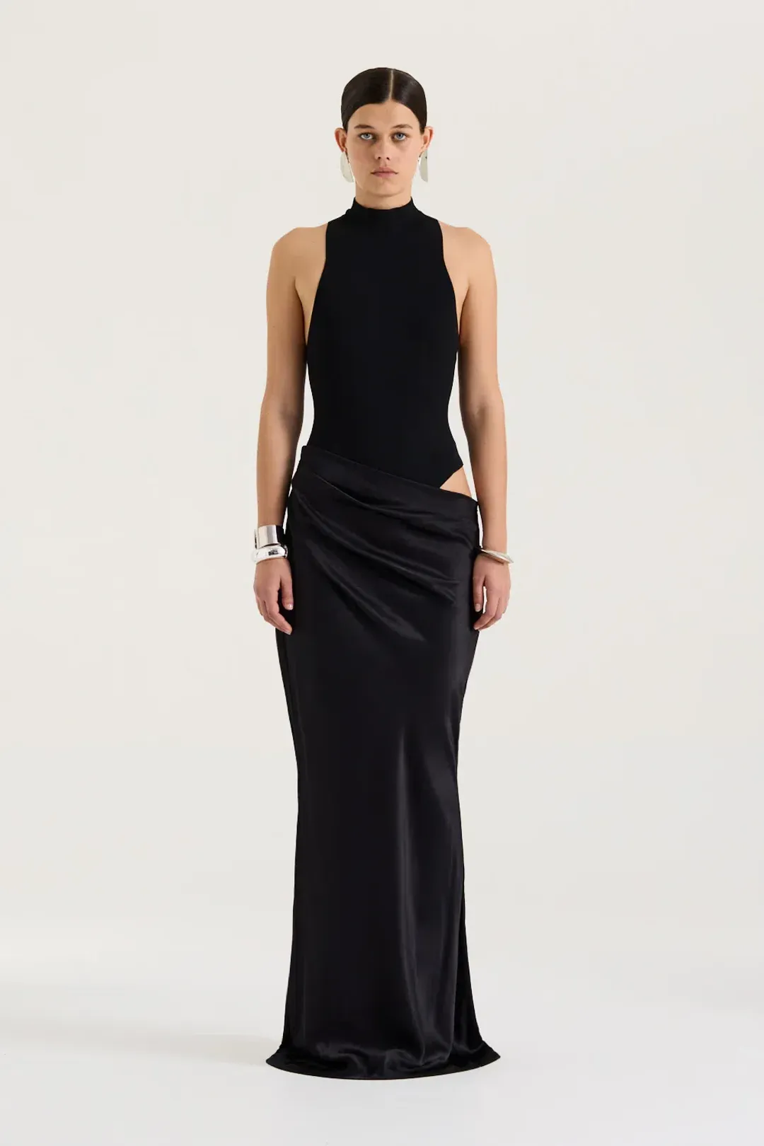 Henne Soraia Dress Black Size 8 for rent on The Volte - main image