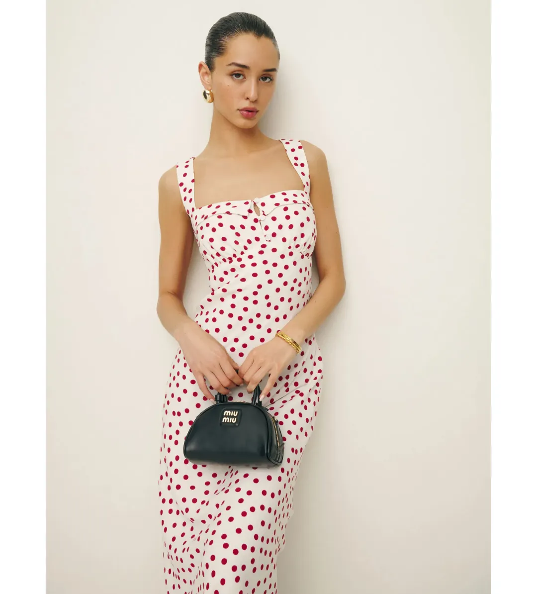 Reformation Tancy Dress in Bingo Print Size 2 / AU 6 for rent on The Volte - main image