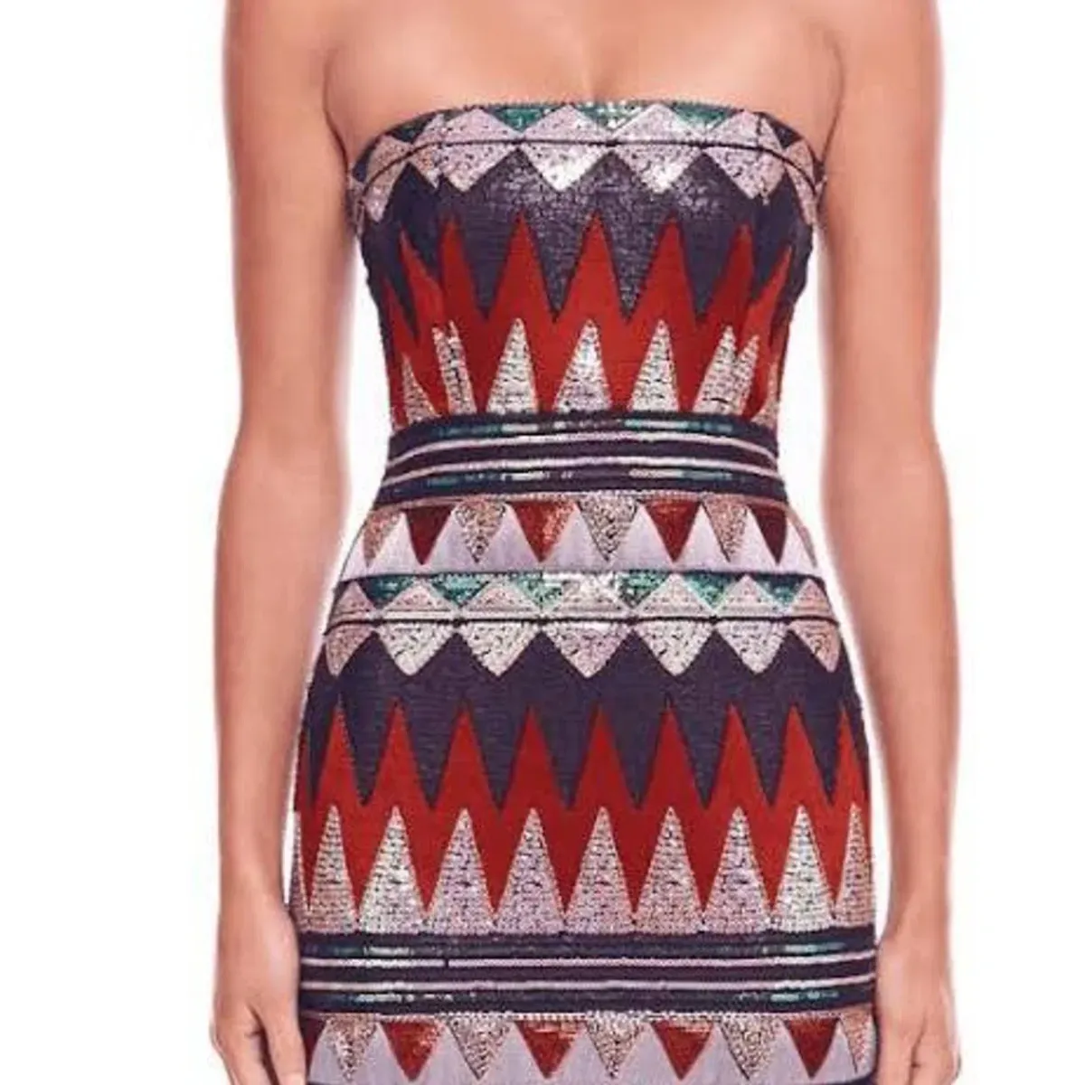 Eliya the Label Perplex Dress Multi Sequin Size 6 - Image 2