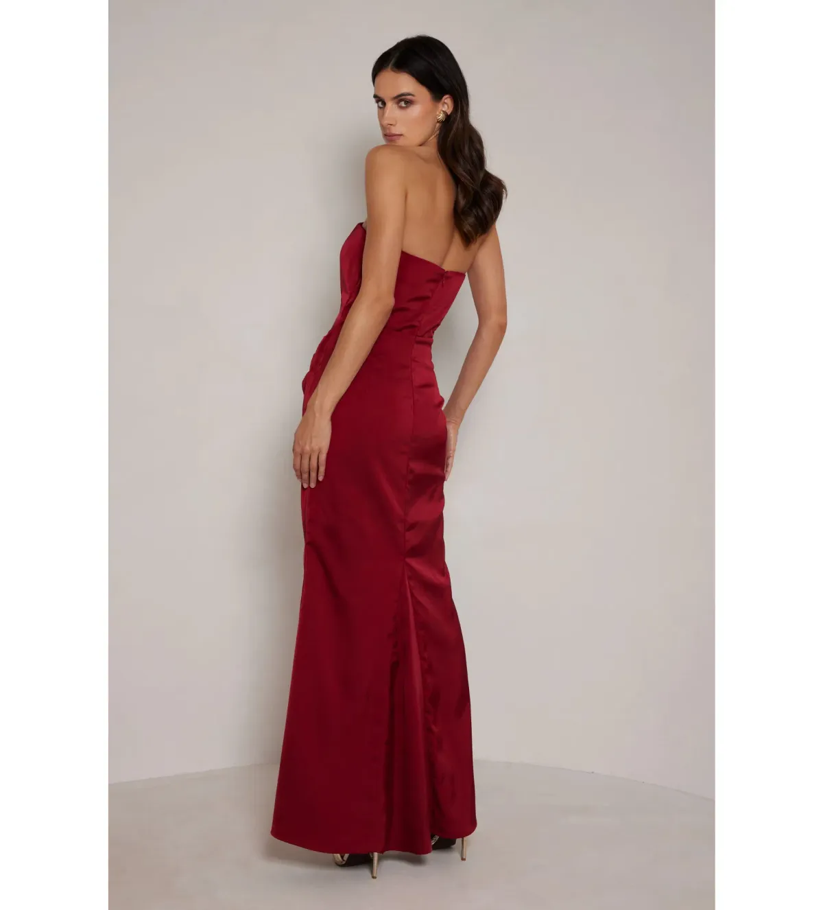Elle Zeitoune Annie Maxi Gown in Scarlet Size AU 12 - Image 2