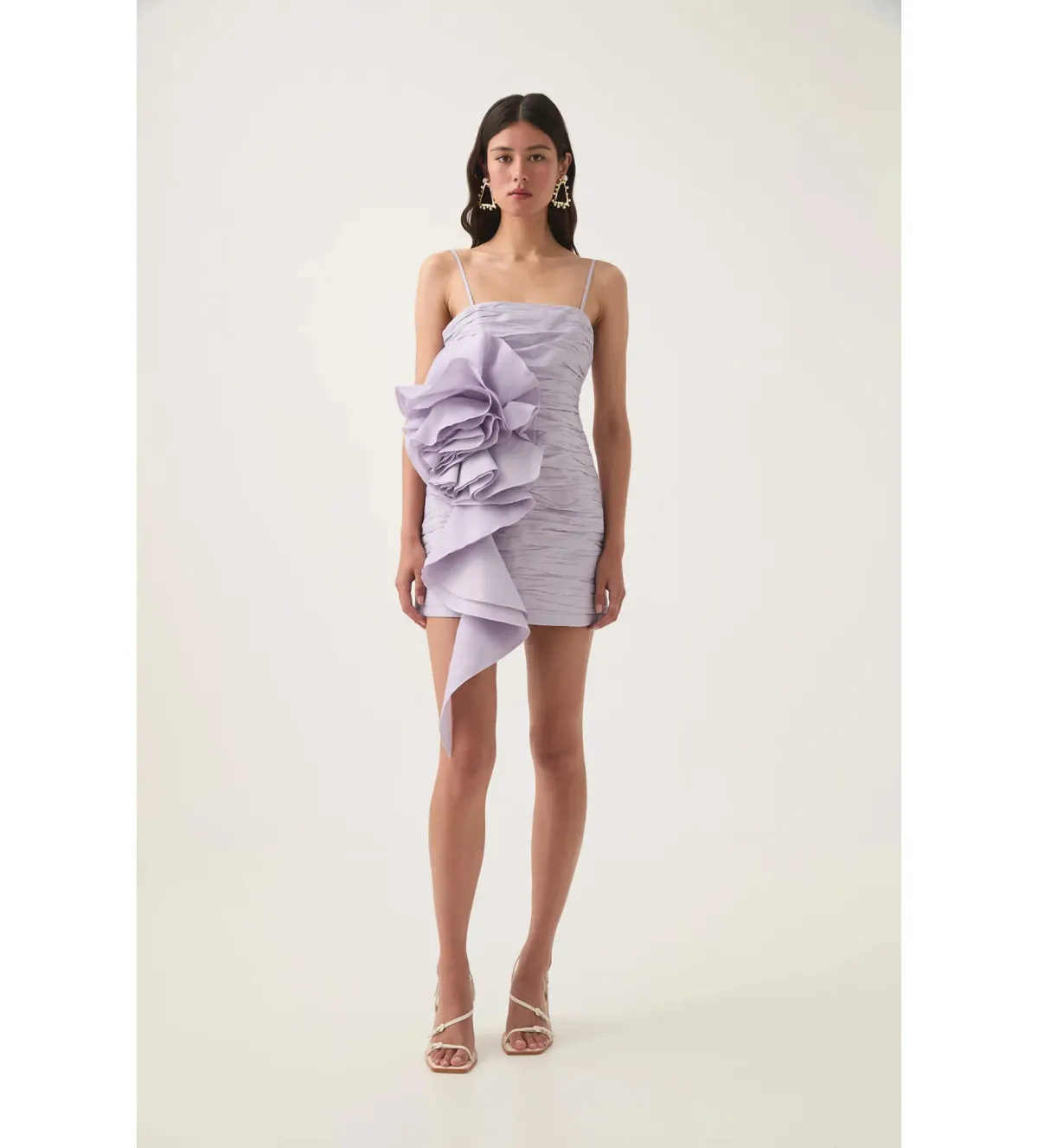 Aje Potion Spiral Mini Dress in Lilac Size 12/L - Image 1
