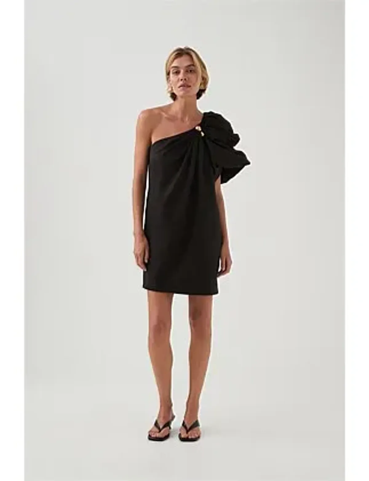 Aje Cira Mini Dress Black Size 8 - Image 1