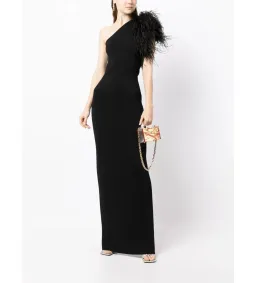 Rachel Gilbert Elcie Gown Black Size 10 for rent on The Volte - image 1