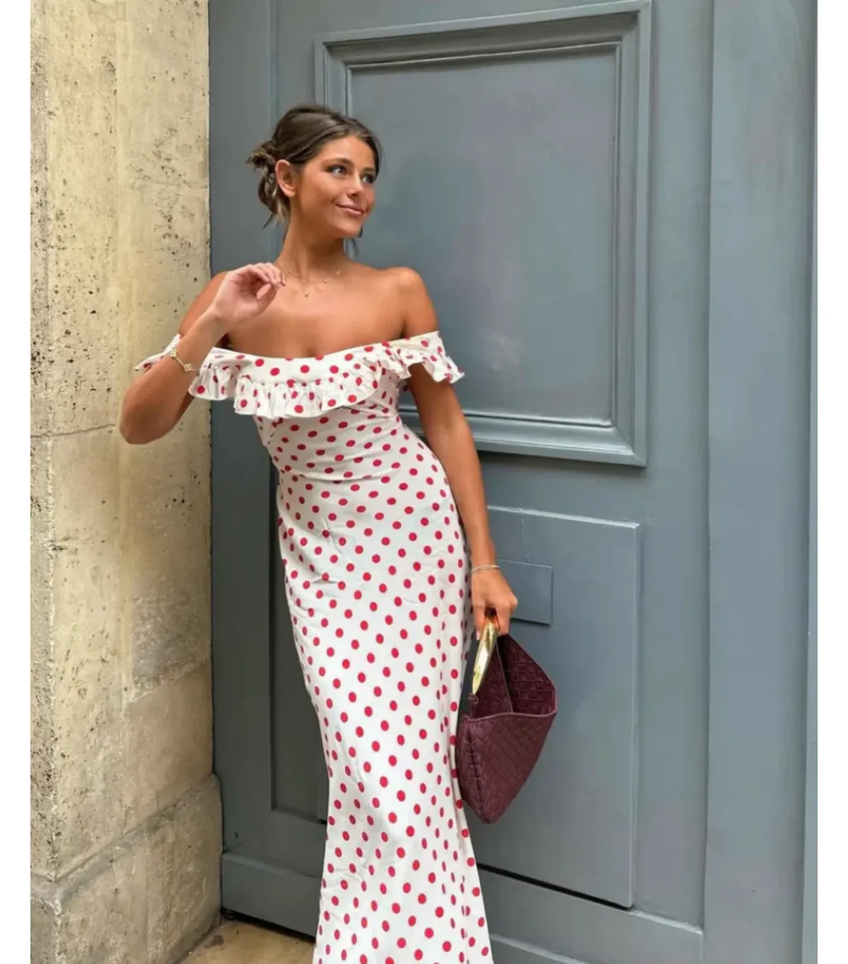Realisation Par Claudia Maxi Dress Super Dot Size AU 6 - Image 7