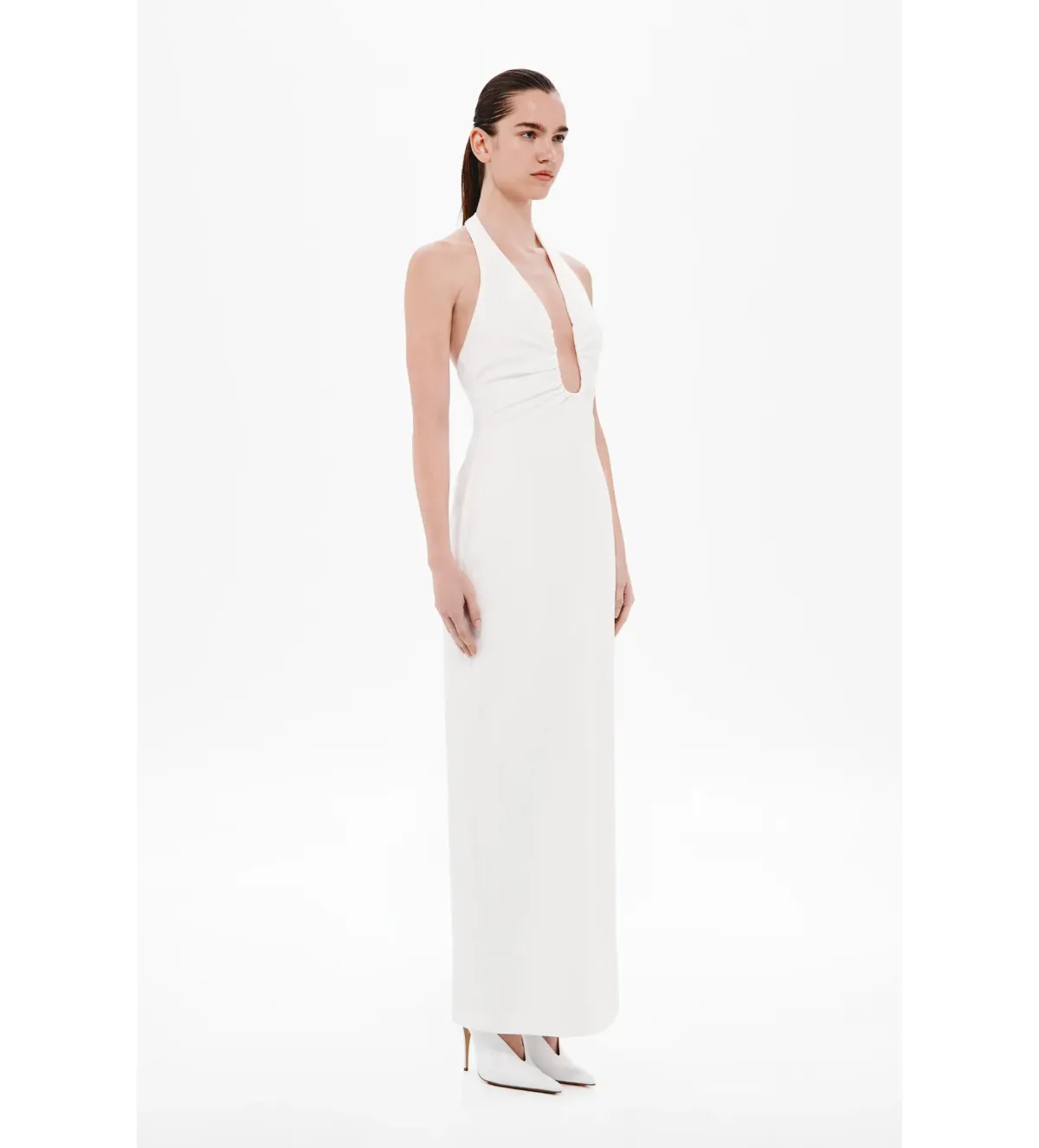 MISHA Alusia Maxi Dress Ivory Size 8/S - Image 2