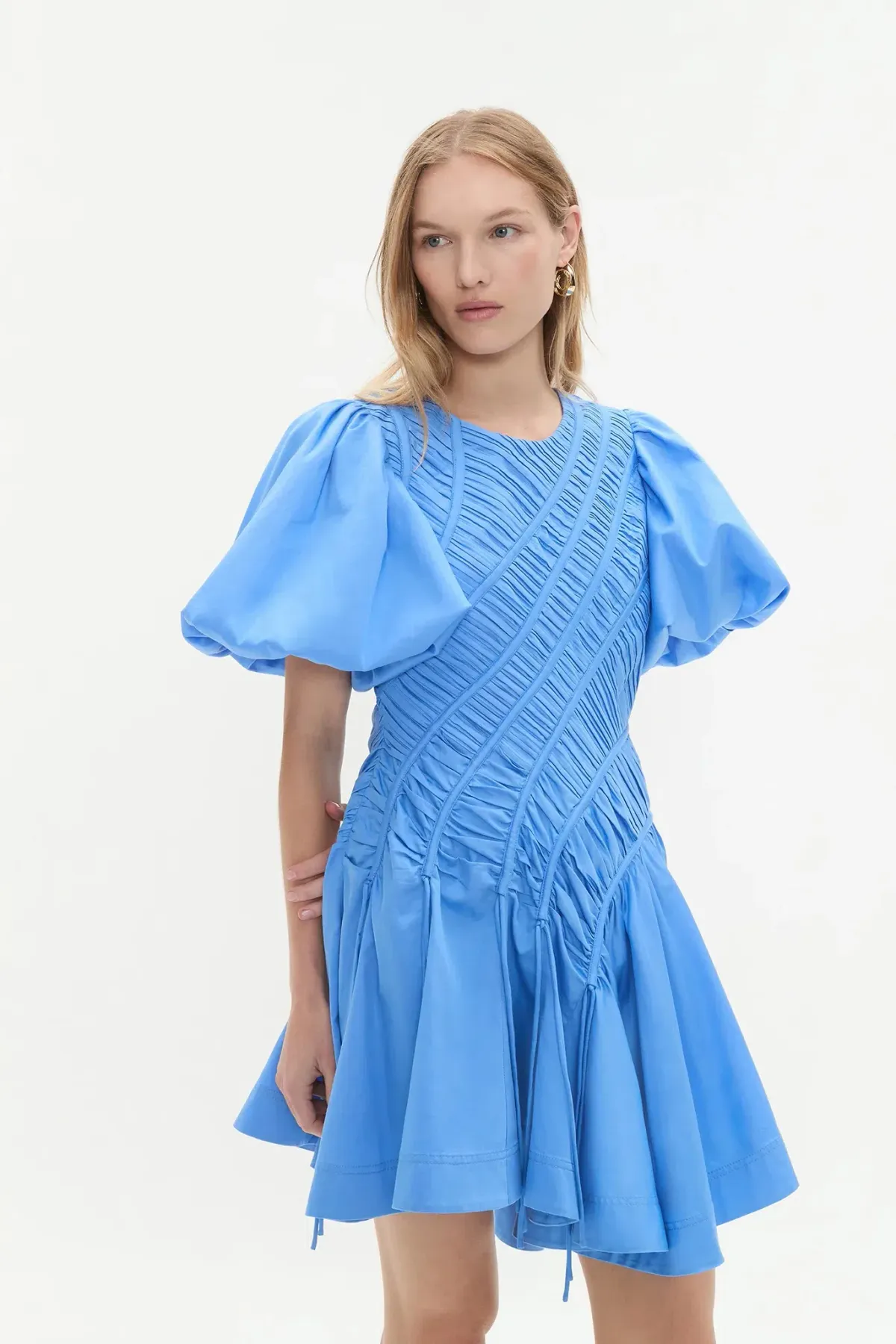 Aje Wisteria Mini Dress Blue Size 10 - Image 3