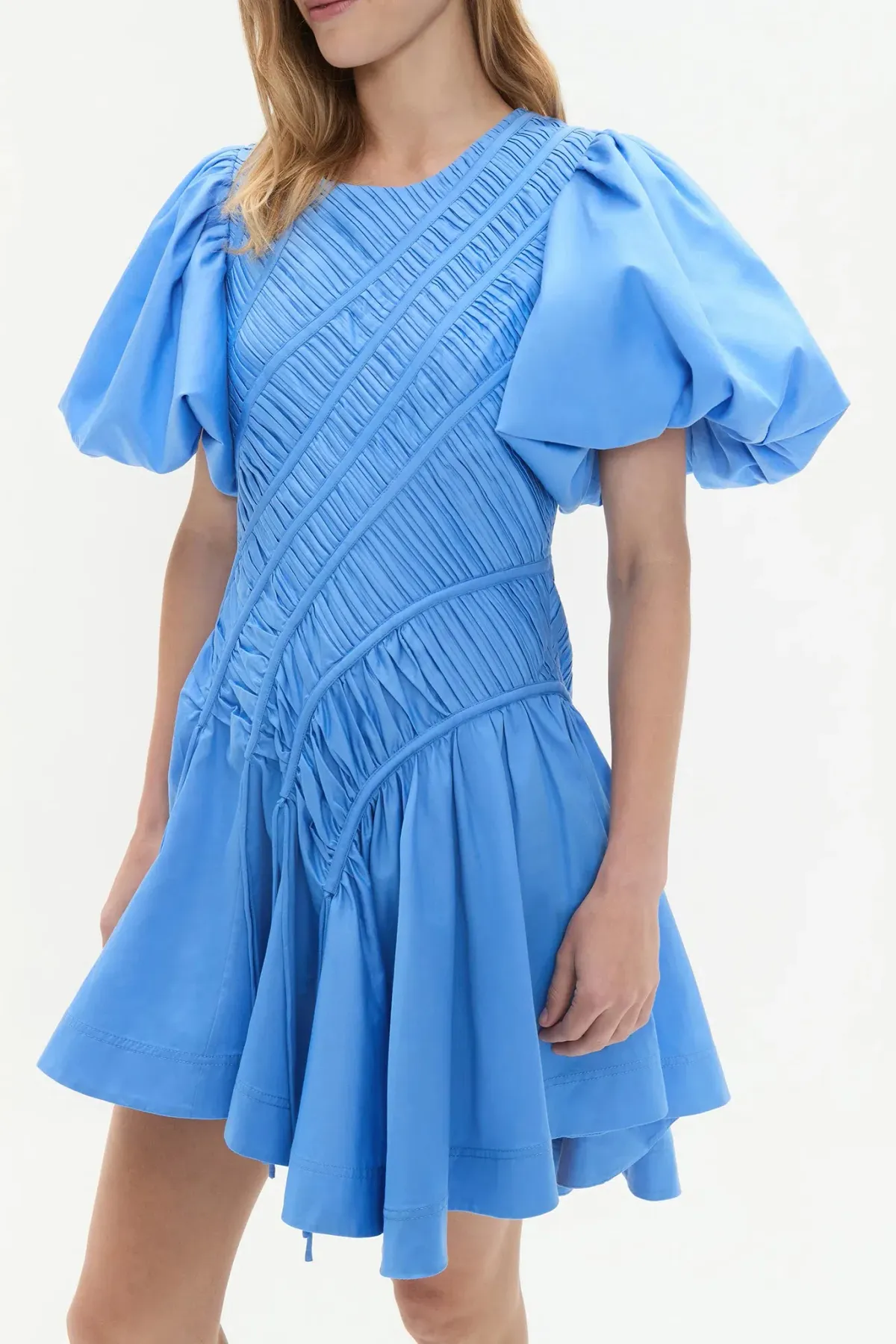 Aje Wisteria Mini Dress Blue Size 10 - Image 4