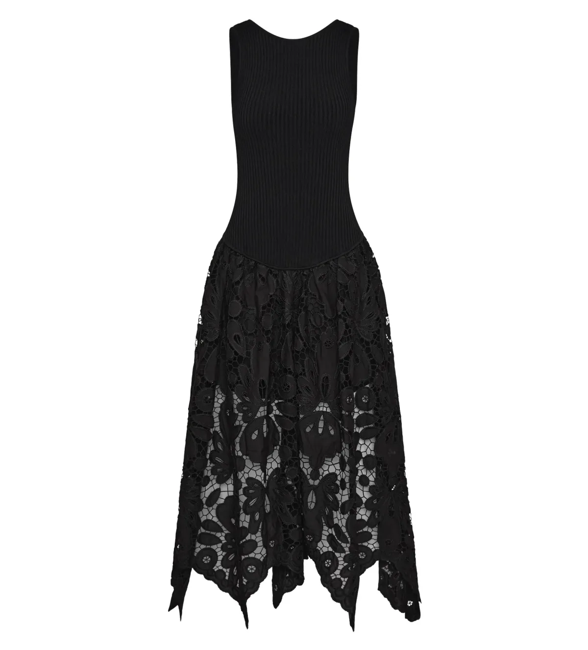 Aje Atlas Knit Midi Dress in Black Size XS / AU 6 - Image 1