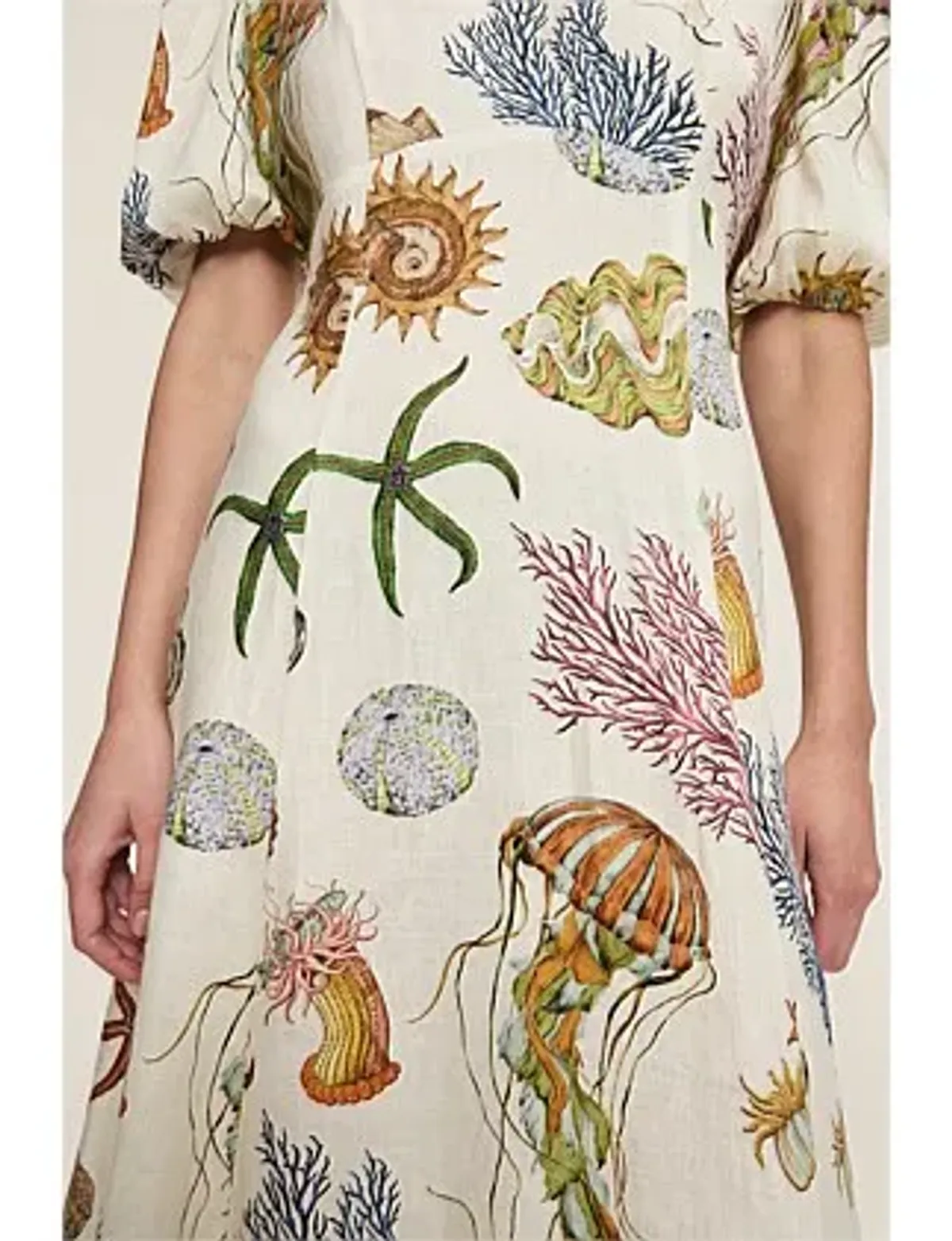Alemais Sea Midi Dress Size 8 - Image 4