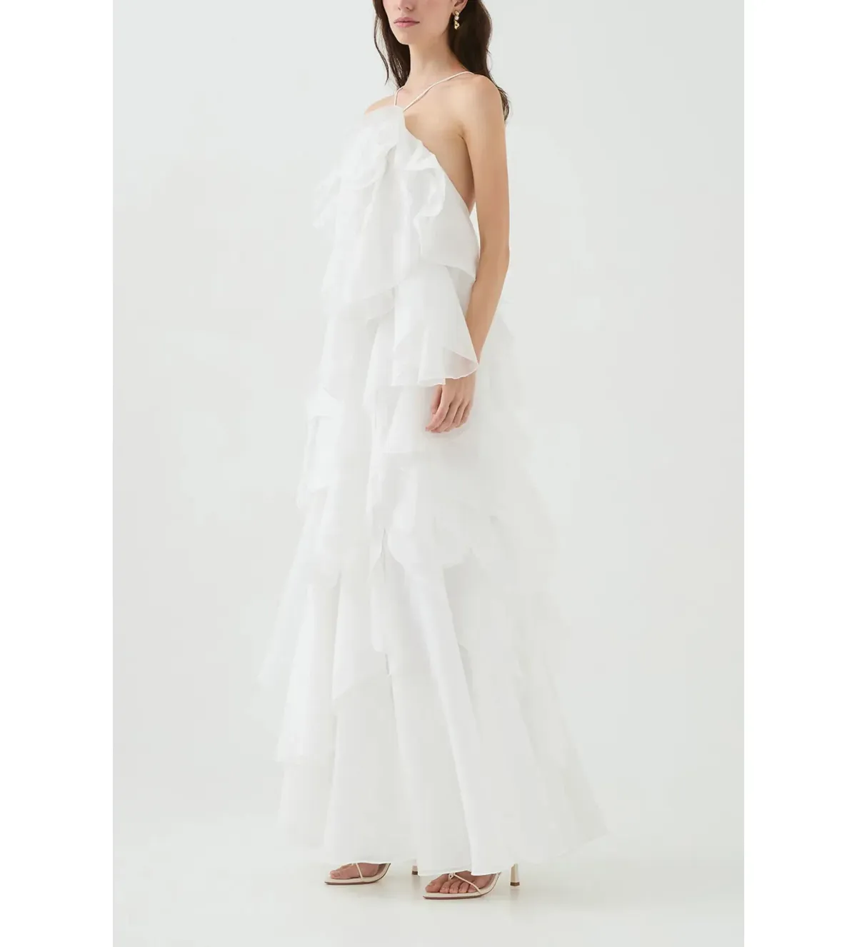 Aje Pandorea Maxi Dress in Ivory Size XXL / AU 16 - Image 2